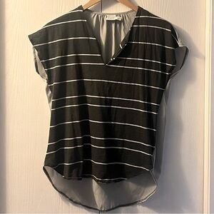 Converse Striped Gray Blouse